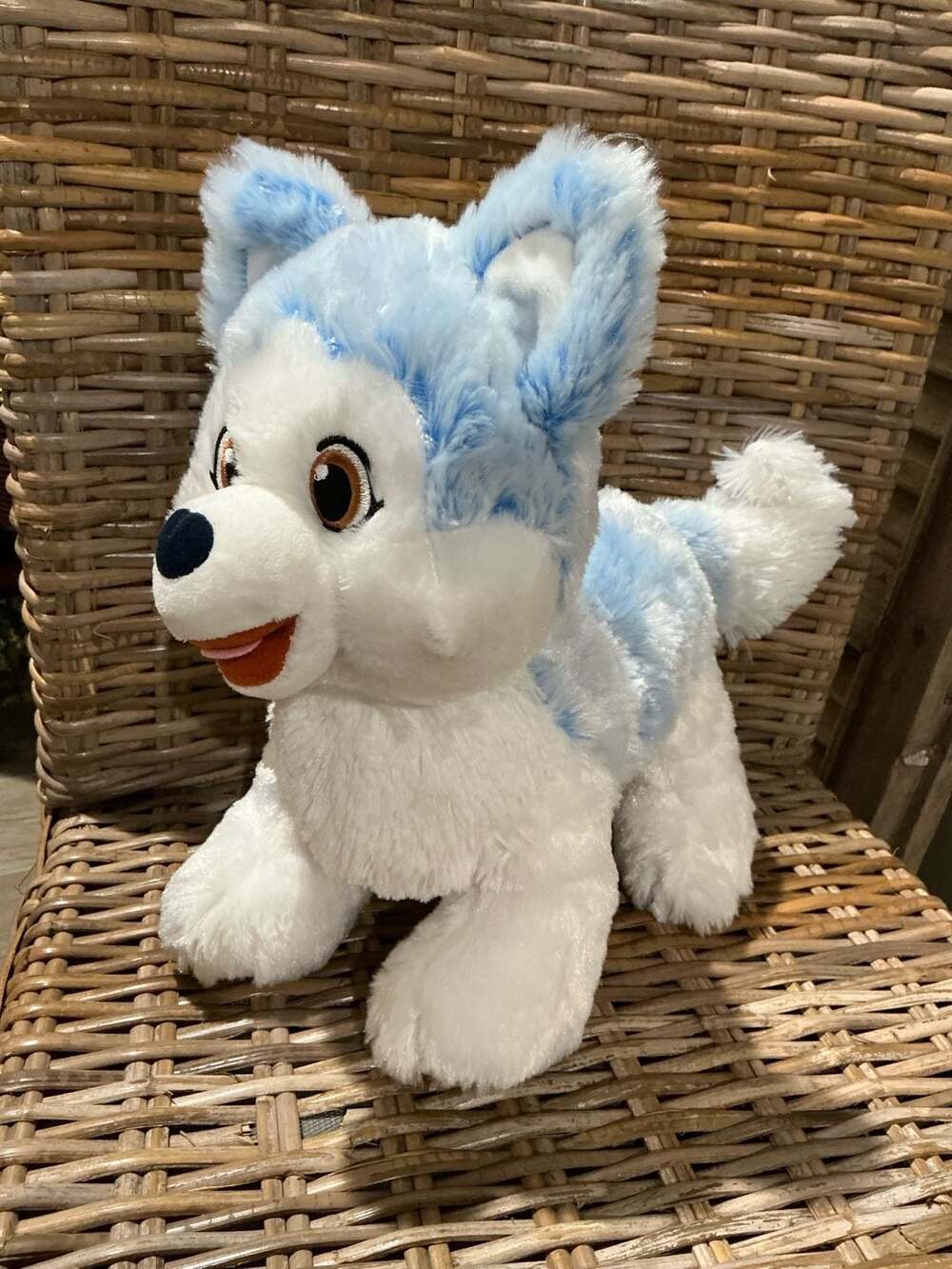 Build-A-Bear Workshop Blue Blast Husky Merry Mission Plush Dog